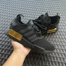 adidas NMD R1 Black Gold Metallic W for sale | eBay