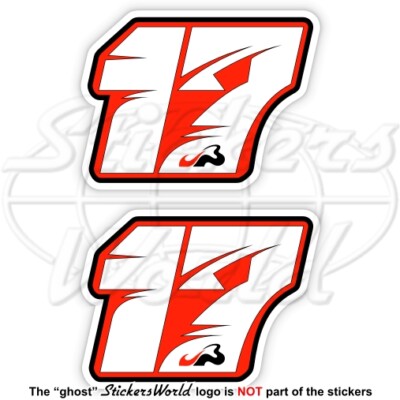 JULES BIANCHI #17 Formula 1 F1 Racing Driver Rot 75mm Vinyl Aufkleber x2