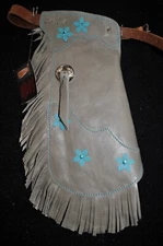 Custom Made Leather Kid's Chinks/Distressed /Quick Ship Made in USA