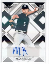 2023 Leaf Perfect Game Max Arlich Black Shiny RC Auto 1/1