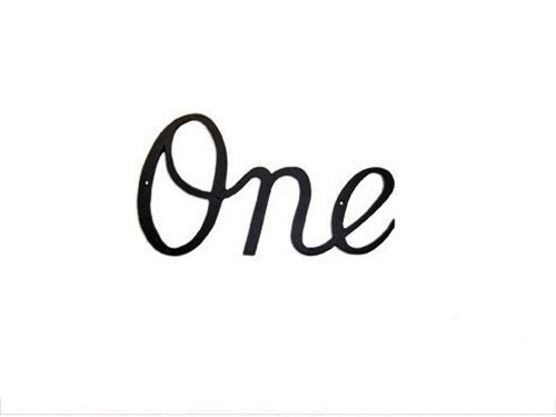 Script Style Address House Numbers Written Word Cursive Font Black Small Size - Picture 2 of 31