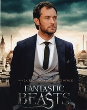 JUDE LAW signed Autogramm 20x25cm BEASTS POTTER in Person autograph COA