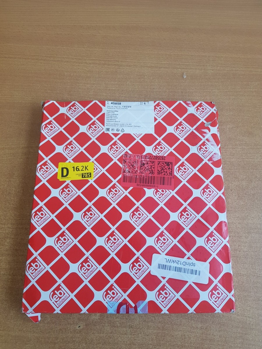 Febi Bilstein 45858 Filtro Abitacolo Originale Per Ford - Sostituisci Ogni Anno Per Aria Pulita!