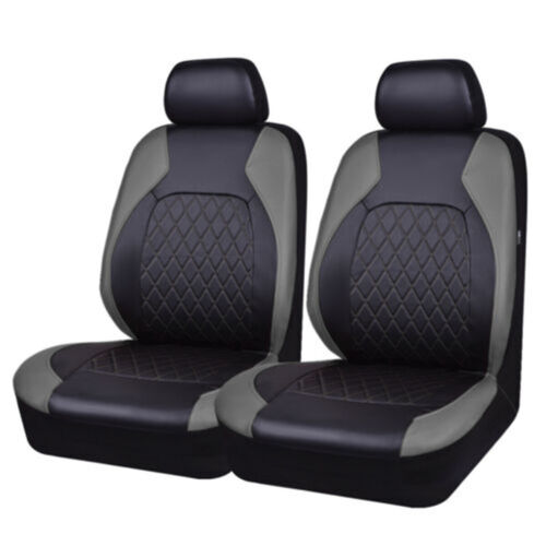 Car 2Seats Front Seat Cover Cushion PU Leather Fit For Honda Civic