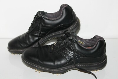 FootJoy Black Leather Golf Shoe Size 8.5 Footjoy Mens Golf Shoes Size 8.5 Black Leather Spikeless  main image 3