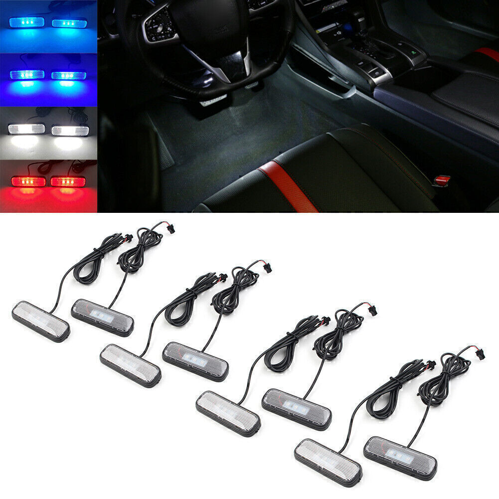 2-Pack LED Interior Ambient Light Lamps for Honda Civic 2016-2021 Models