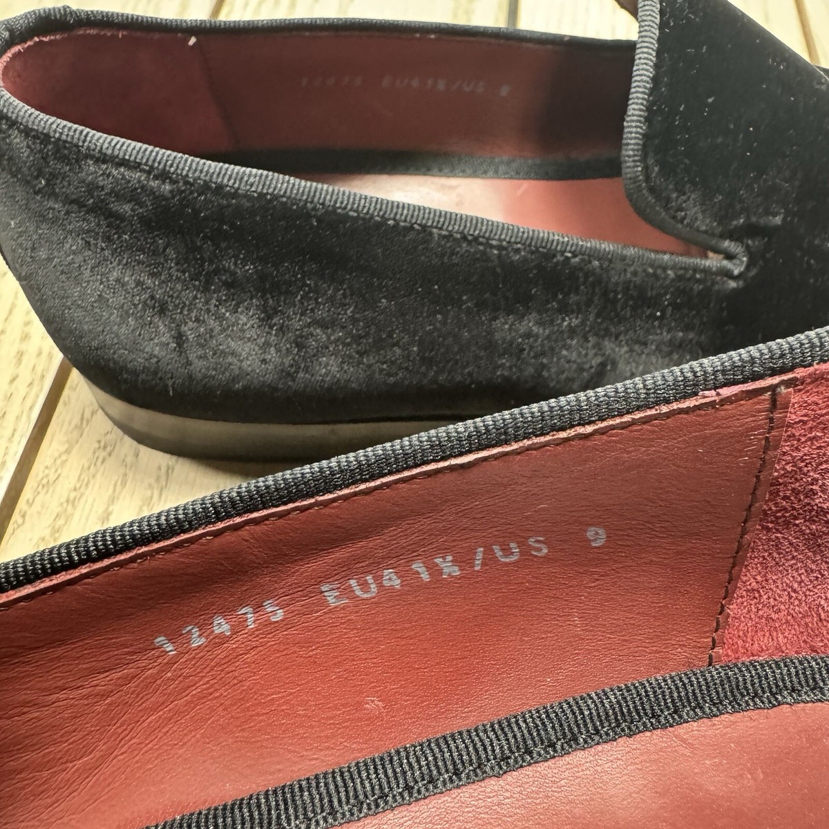 Magnanni Jareth Velvet Black Loafers size 9 | eBay
