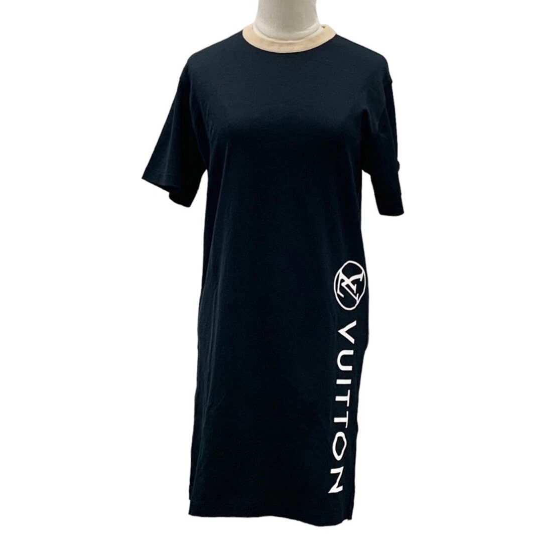 LOUIS VUITTON（LV） Abito Louis Vuitton cotone nero logo usato0