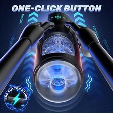 Male Masturbaters Automatic HandsFree Rotating Cup Thrusting Stroker Lubricants