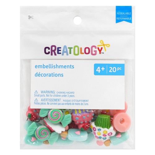 Mixed Sweet Treat Embellishments, 20ct. by Creatology™ - 第 3/3 張圖片
