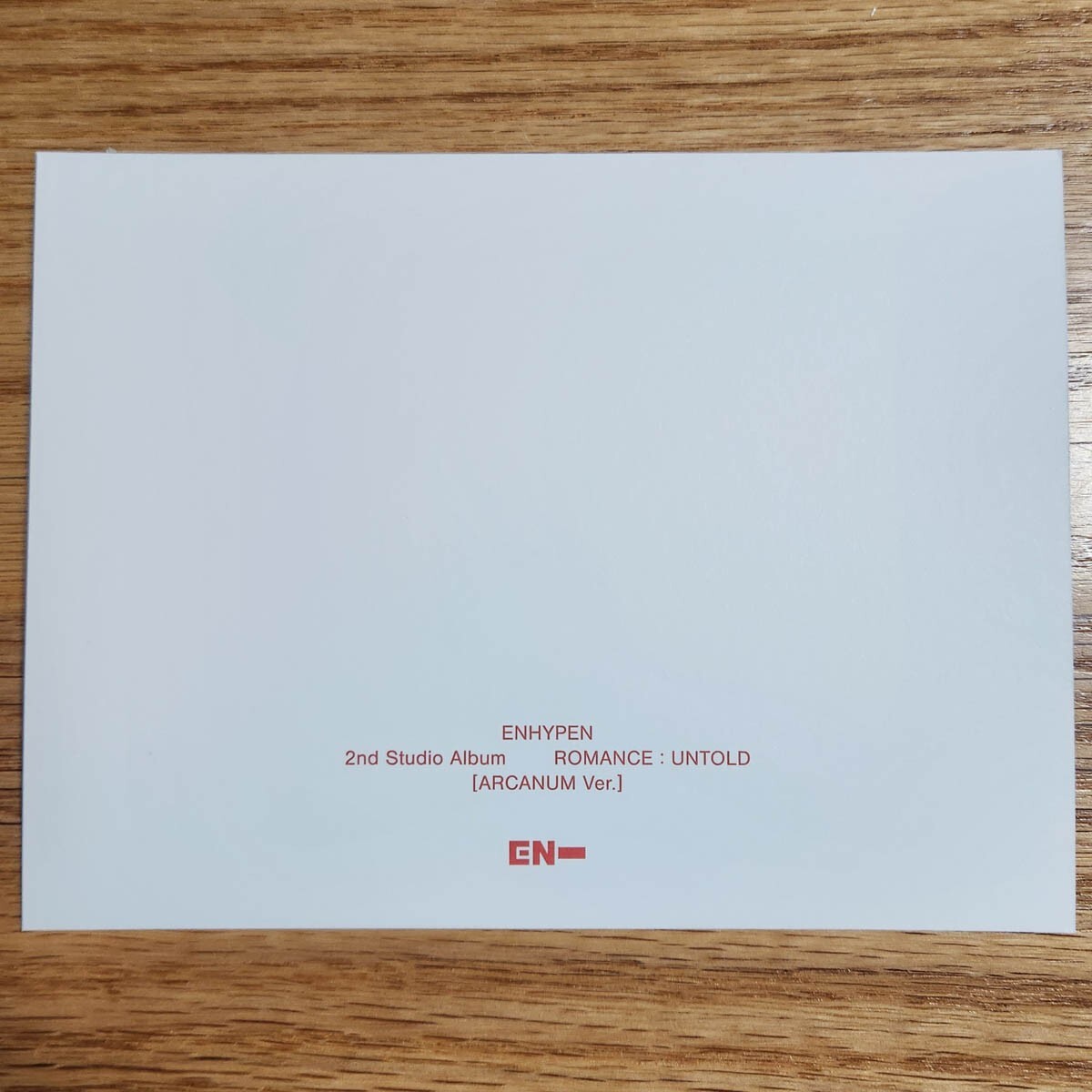 Sunoo Official Postcard Enhypen Romance : Untold Genuine Kpop | eBay