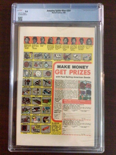 CGC 9.0 Amazing Spider-Man 203 Early Dazzler White Pages - 第 3/3 張圖片