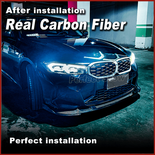 Carbon Frontlippe Front Spoiler Lippe Passt für BMW 3er G20 G28 M340i M-SPORT - Picture 4 of 12