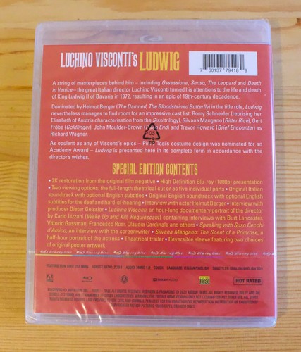 Ludwig Blu-ray Arrow Luchino Visconti Helmut Berger Romy Schneider Brand New - Picture 2 of 2