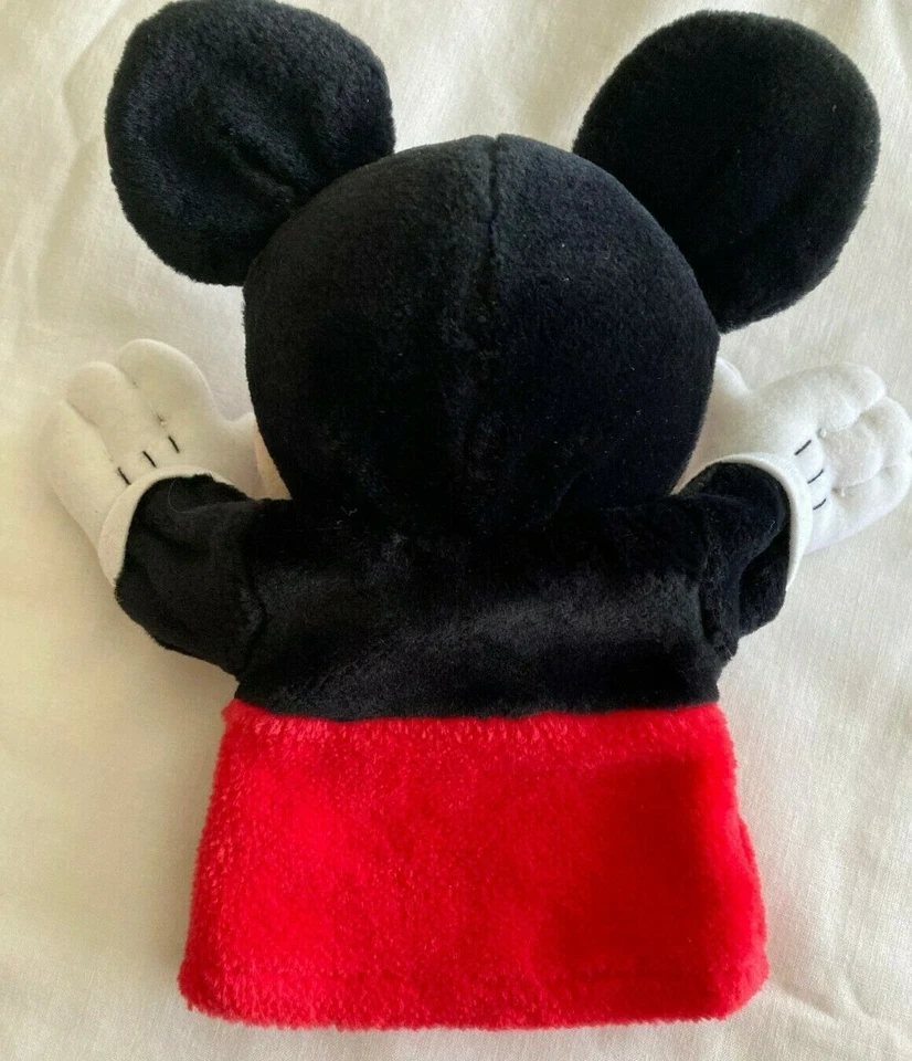 Mattel Arco Toys Vintage Mickey Mouse Marioneta de Mano Peluche Cabeza 3D Terciopelo Suave 10" Foto 3 de 4
