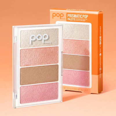 POP Beauty PRISMATIC POP PALETTE - GILDED PEACH - Ultra Light Reflecting Blush