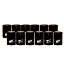 Wix Set of 12 Engine Motor Oil Filters For Blue Bird Chevrolet Ford GMC Isuzu