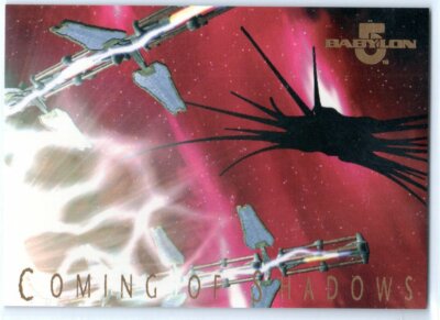 BABYLON 5 1996 FLEER SKYBOX THE COMING OF SHADOWS INSERT CARD 7 OF 9