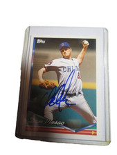 SIGNED AUTOGRAPHED 1994 Topps Baseball #215 Dan Plesac Chicago Cubs