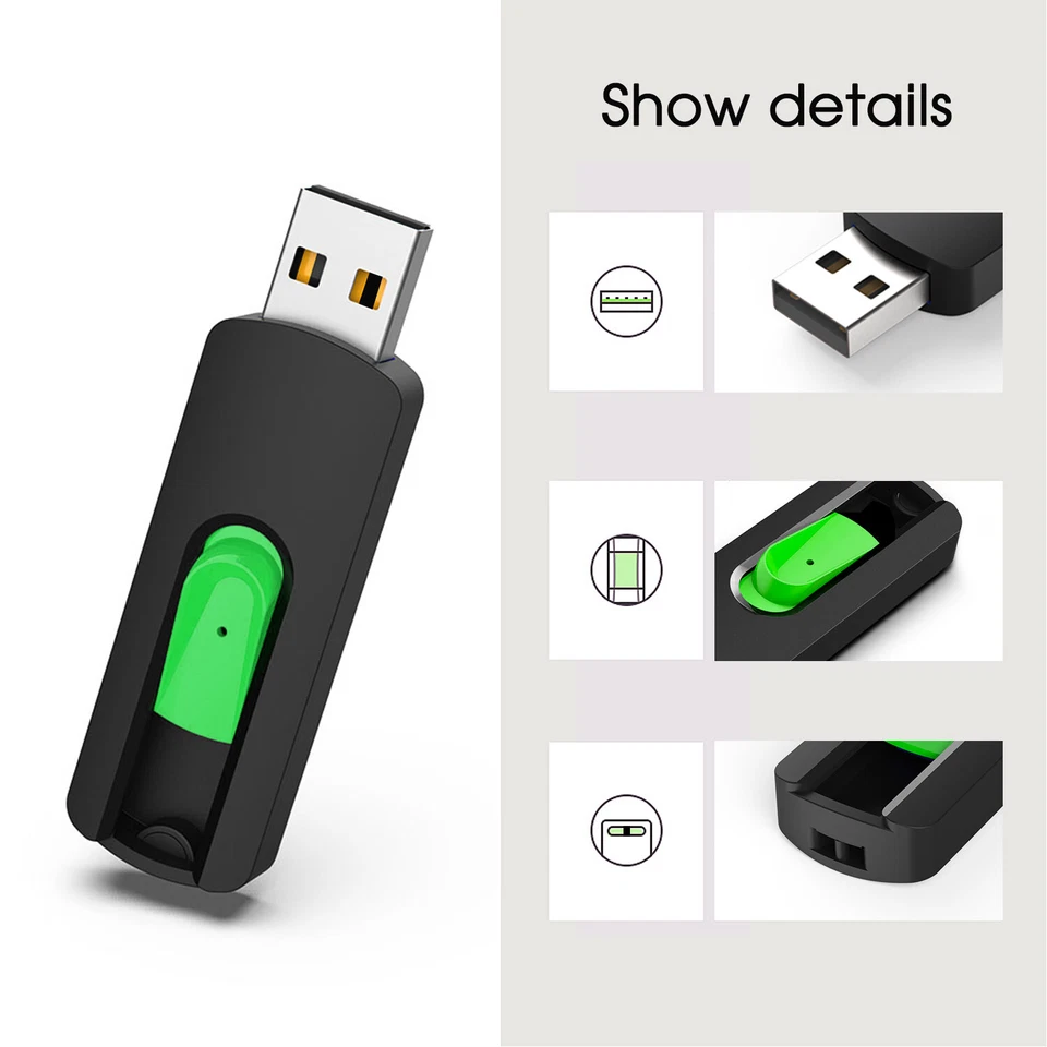 Paquete de 5/10 unidades flash USB2.0 2G/4G/8G/16G/32G/64G unidad de memoria de pulgar Foto 4 de 4