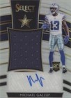 2018 Panini Select Michael Gallup #JM-MG