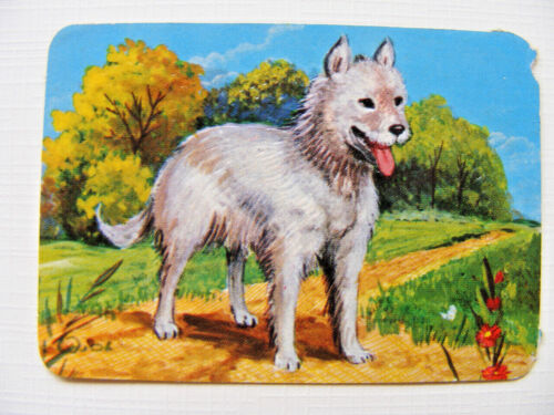 Glanzbild Oblate Sammelbild Kinder alt vintage Nostalgie Poesiealbum Hunde groß - Bild 1 von 1