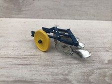 Vintage Britains Ltd No 9530 3 furrow Ransoms plough 1/32 Scale Model