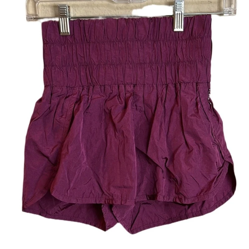 free-people-movement the way home athletic elastic waistband shorts