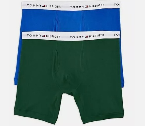 2 CALZONCILLOS TOMMY HILFIGER TALLAS GRANDES Y ALTAS 3XL 4XL 5XL ROJO MARINO ALGODÓN NUEVO CON ETIQUETAS - Imagen 17 de 49