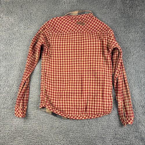 Billabong Shirt Mens Small Check Flannel Reversible Pearl Snap Western Pockets - Picture 14 of 15
