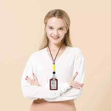 Cute Lanyards for Id Badges and Keys for Women Teacher  Silicone Beaded Breaka...