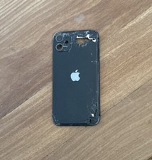 Coque originale Apple iPhone 11 cadre vitre cassée pour reconditionné noir
