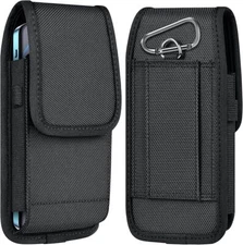 ykooe Cell Phone Pouch Nylon Belt Holster Case Compatible with iPhone 16 15 14 1