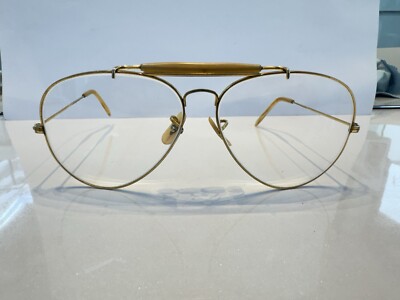Vintage Ray Ban Outdoorsman Bl Gold Plated Aviator  display picture 1