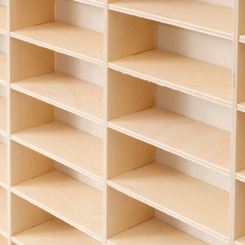 80 Grid Wooden Display Case for 1:64 Toy Car Model Wall Mounted Storage Stand US - Picture 5 of 12