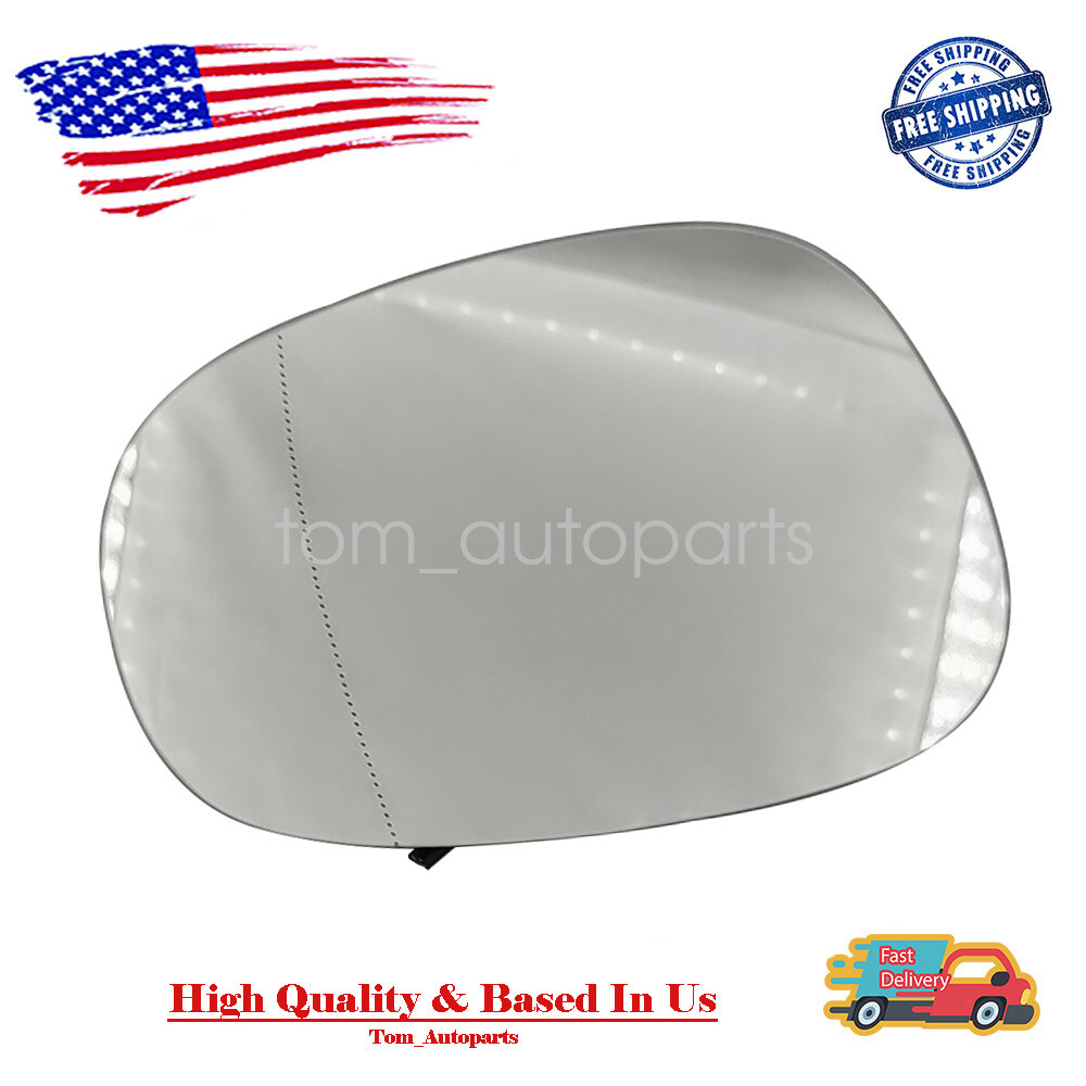 BMW 128i 135i 328i 335i Right Passenger Mirror Glass 4-Pin 2010-2013-image
