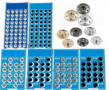 METAL SNAP BUTTON POPPER BUTTONS FASTENERS PRESS STUD SEWING