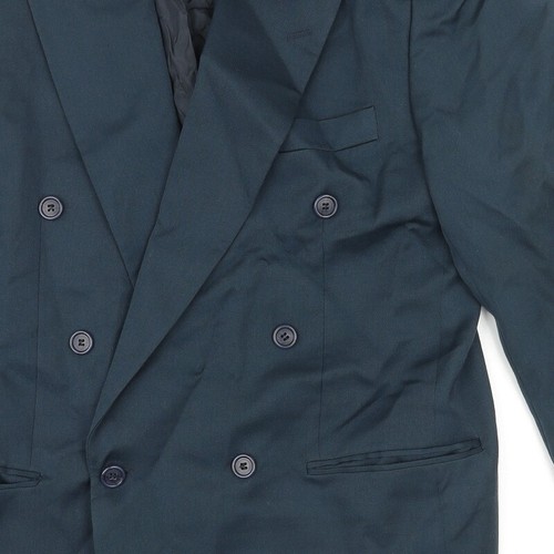 C&A Hombres Azul Poliéster Chaqueta Traje Chaqueta Talla M Regular - Imagen 8 de 10