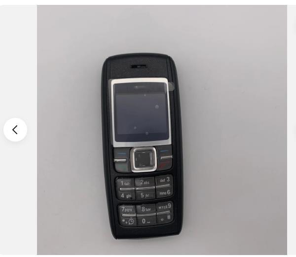 Original Nokia 1600 Black-Silver dual-band Classic 2G GSM GSM 900