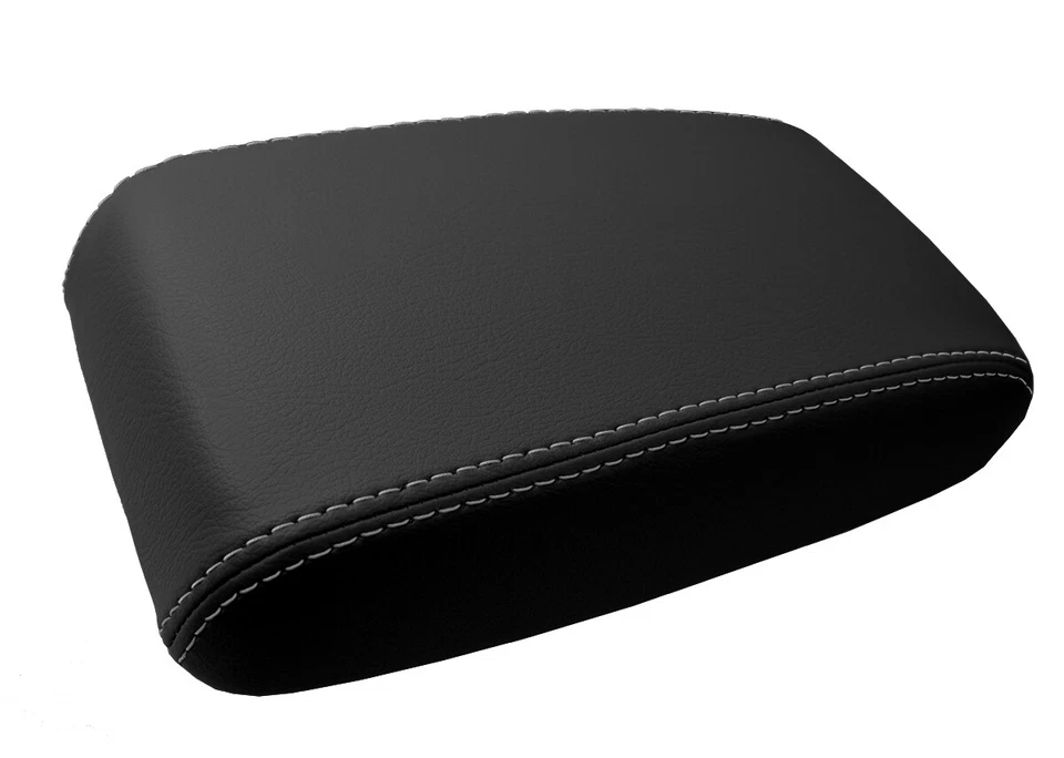 Se adapta a Toyota Matrix 2003-2008 PVC cuero consola tapa reposabrazos cubierta puntada gris Foto 2 de 4