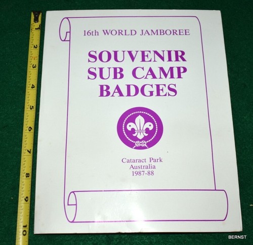 BOY SCOUT - 1987-88 16th WORLD JAMBOREE SUBCAMP PIN SET - Picture 2 of 7