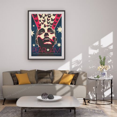 PEARL JAM - MELBOURNE 2024 Limited Edition Art Promo Poster Large Mint Condition - Picture 3 of 4