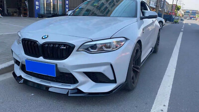 Bodykit SCHWARZ für BMW M2 F87 Coupé Performance Lippe Diffusor Schweller ABS