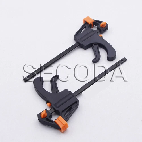 New 2pc Quick Grip Ratchet Vice Bar Clamps 4" / 100mm Rapid Clamp Spreader Set