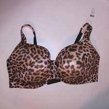 Soma Bra 40G Stunning Support Smooth Balconette Divine Leopard Lightly Lined