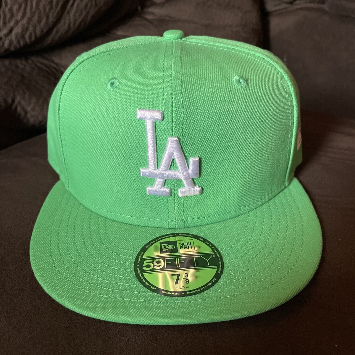 New Era Los Angeles Dodgers Kelly Green LA 59Fifty 5950 7 3 New Era Los Angeles Dodgers Kelly Green LA 59Fifty 5950 7 3