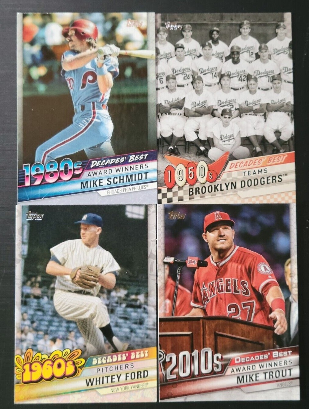 2020 Topps Series 1 / Series 2 / Update DECADES BEST You Pick - 2 Card Minimum