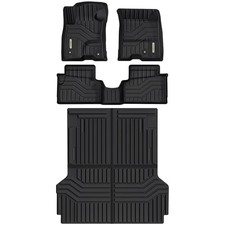 Upgraded Floor Mats  Truck Bed Liner Fit for 22-25 Ford Maverick Hybrid Set