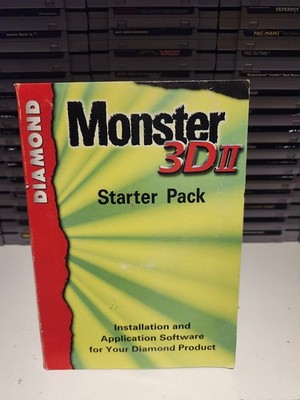 1998 Diamond Monster 3D II Starter Pack! Early Cloud Final Fantasy!!!   