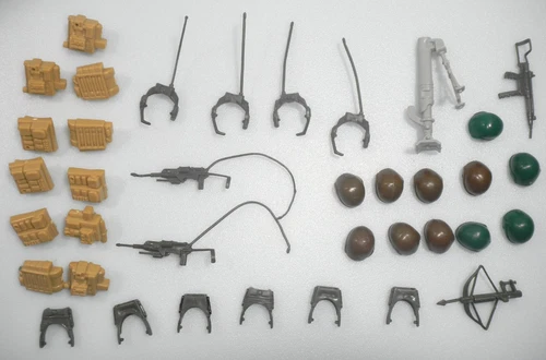 1982 1983 Battle Gear Accessory Pack Lot ARAH G.I. GI Joe 3.75" Vintage Weapons